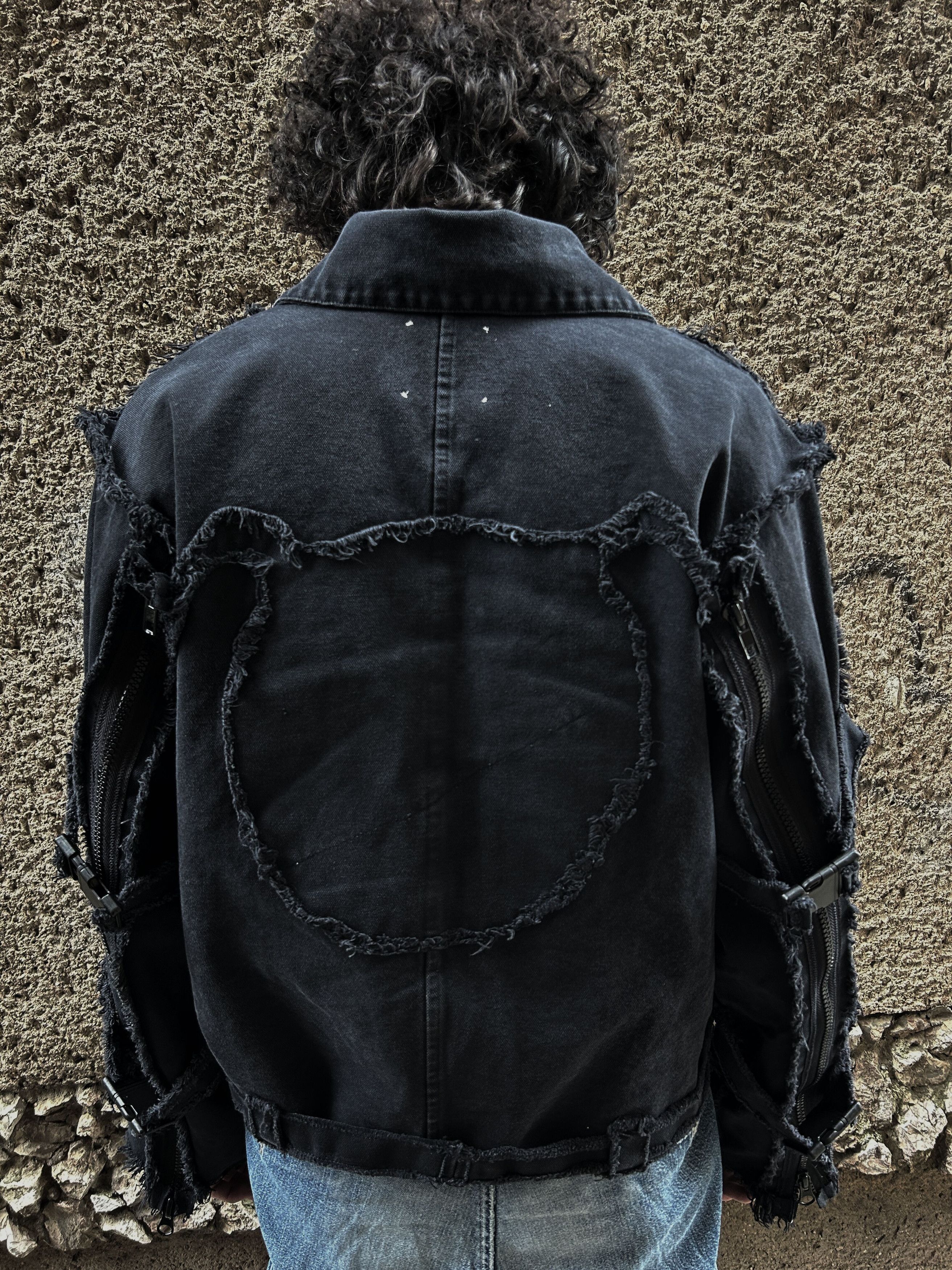 Hysteric Glamour Archive Distressed Double Layer Jacket Deconstructed Style Size US L / EU 52-54 / 3 - 11 Thumbnail