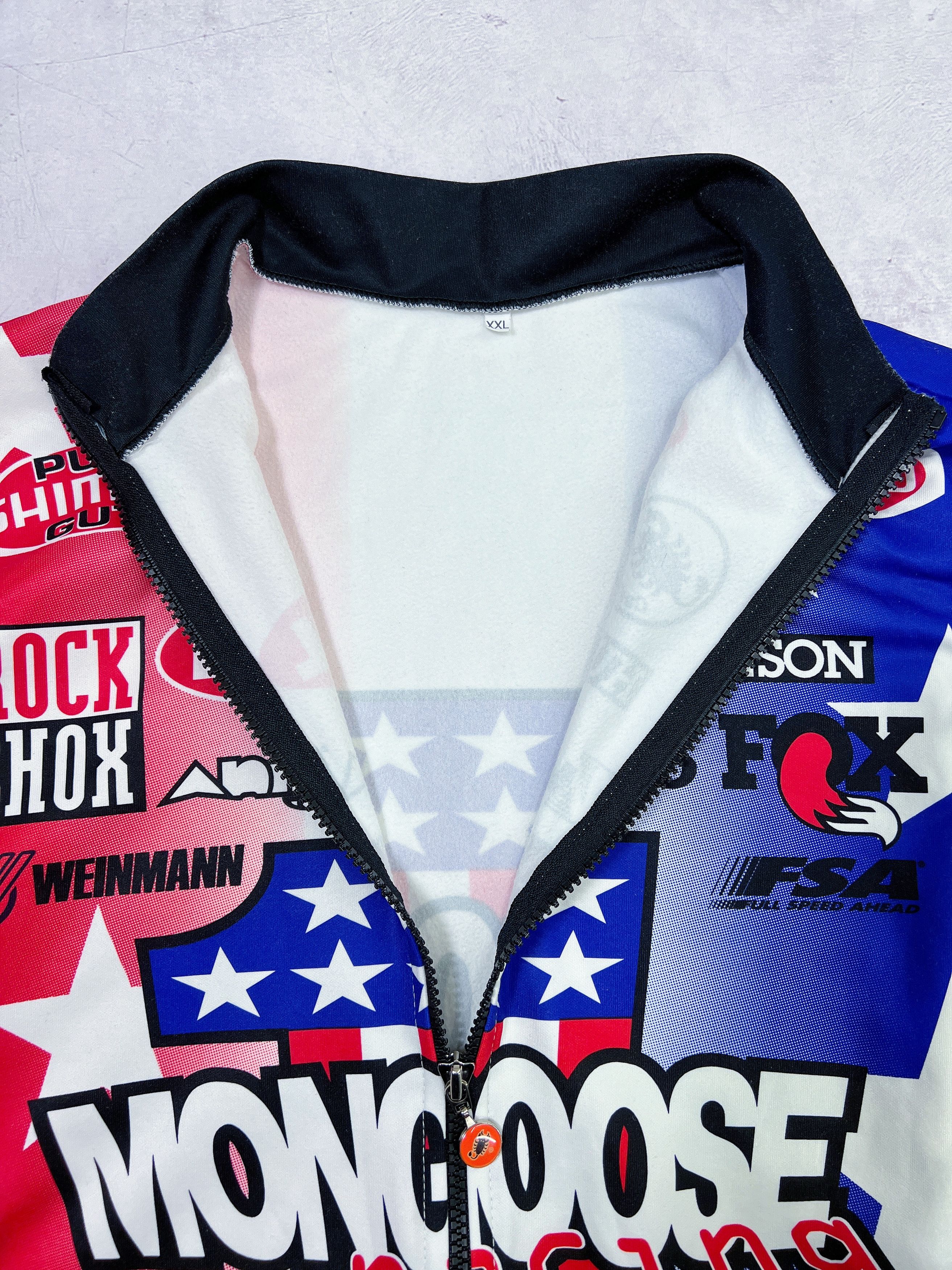 Vintage Castelli Mongoose Racing USA Warm Cycling Jersey Shimano Size US L / EU 52-54 / 3 - 3 Thumbnail