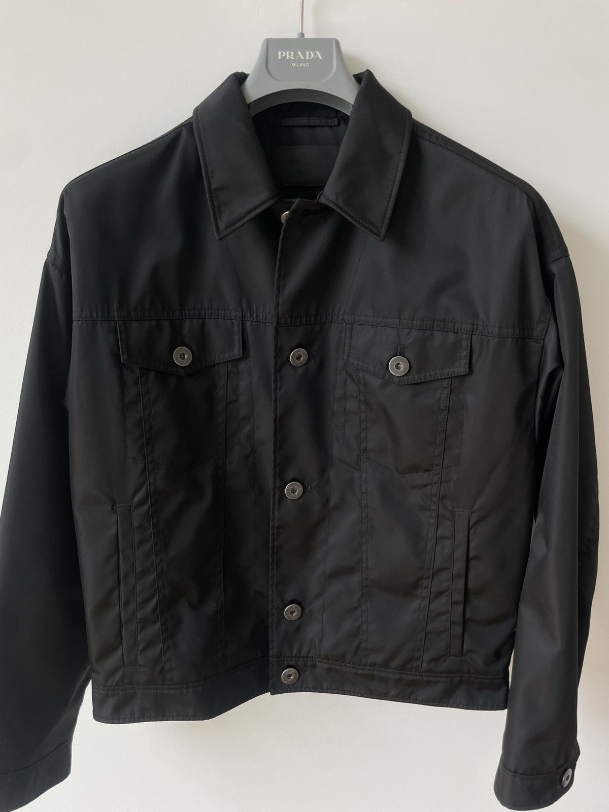 Prada Prada Re Nylon Classic Big Logo Jacket RARE SGB991S2211WQ8 Size US S / EU 44-46 / 1 - 2 Thumbnail
