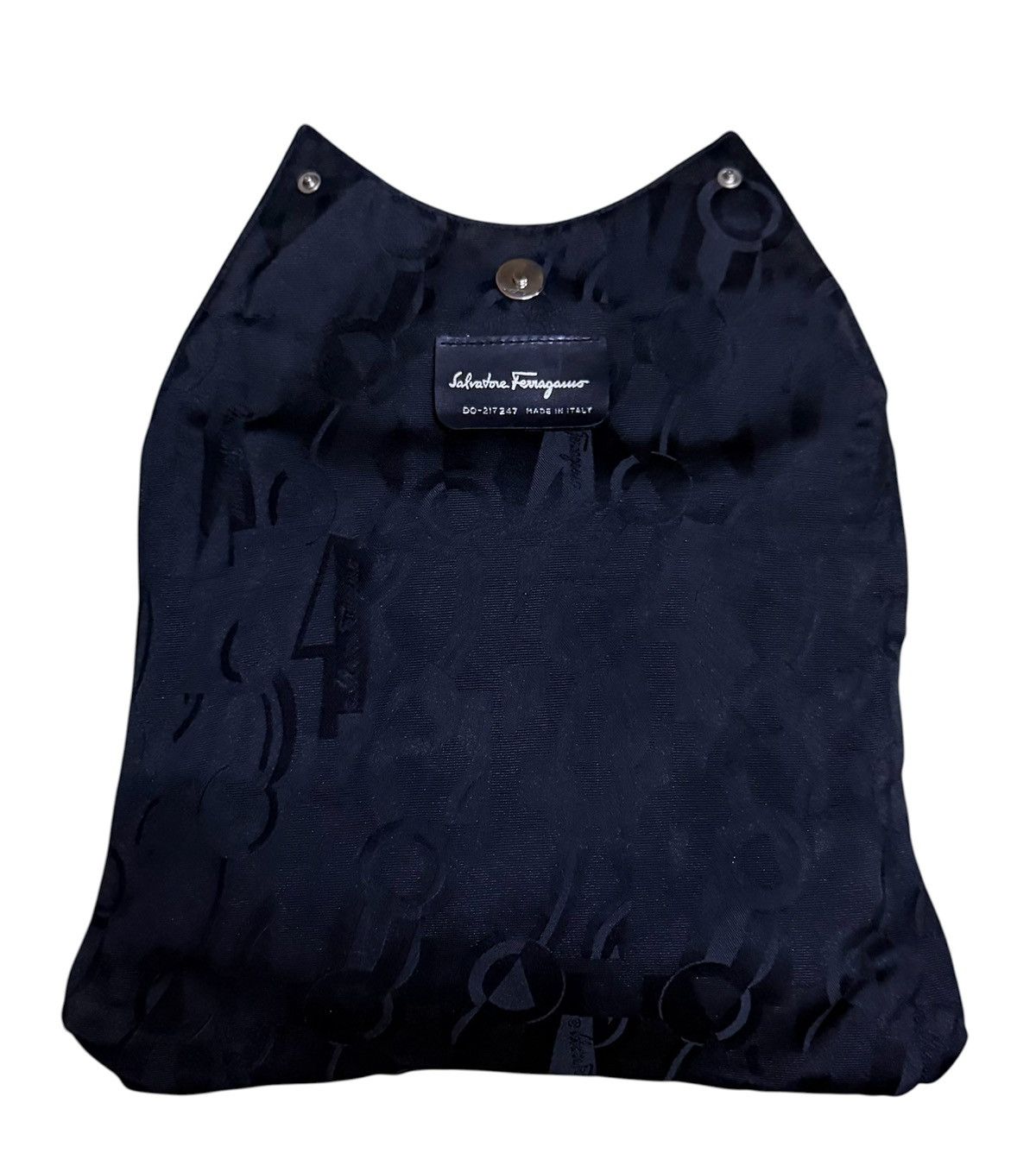 Salvatore Ferragamo Salvatore Ferragamo Clutch Bag Gancini-monogram Black Size ONE SIZE - 7 Thumbnail
