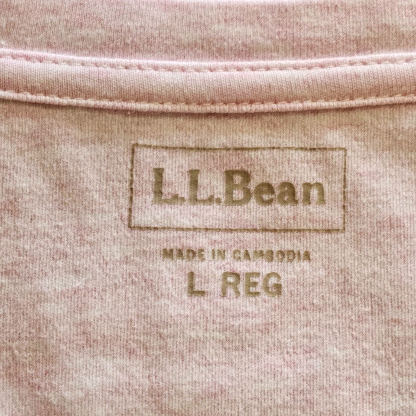 Vintage LL Bean Top Shirt Womens Large Pink Short Sleeve Round Neck Stretch Solid Basic Size L / US 10 / IT 46 - 3 Thumbnail