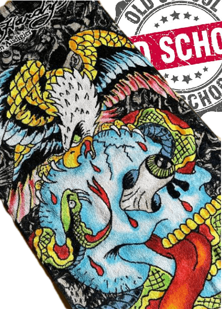 Christian Audigier Ed Hardy Christian Audigier Beach Towel Hype Tattoo Size ONE SIZE - 1 Thumbnail