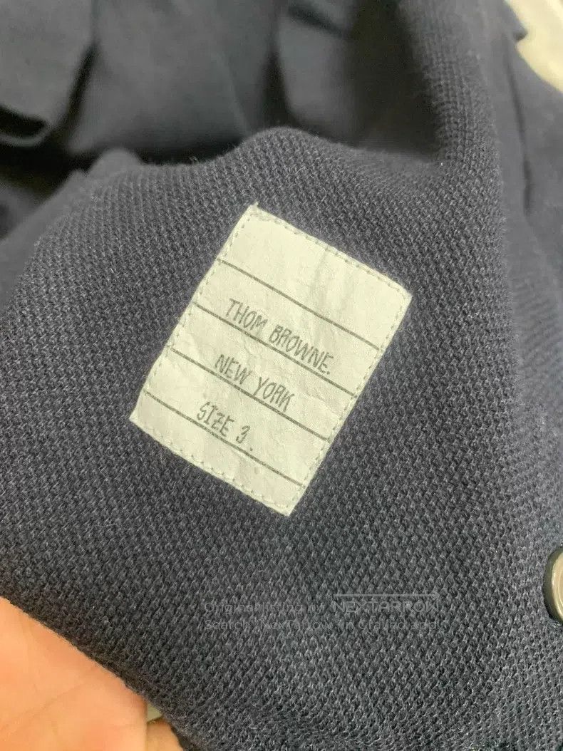 Thom Browne Thom Browne Classic Back Stripe Short Sleeve, Comfortable Size US L / EU 52-54 / 3 - 2 Thumbnail