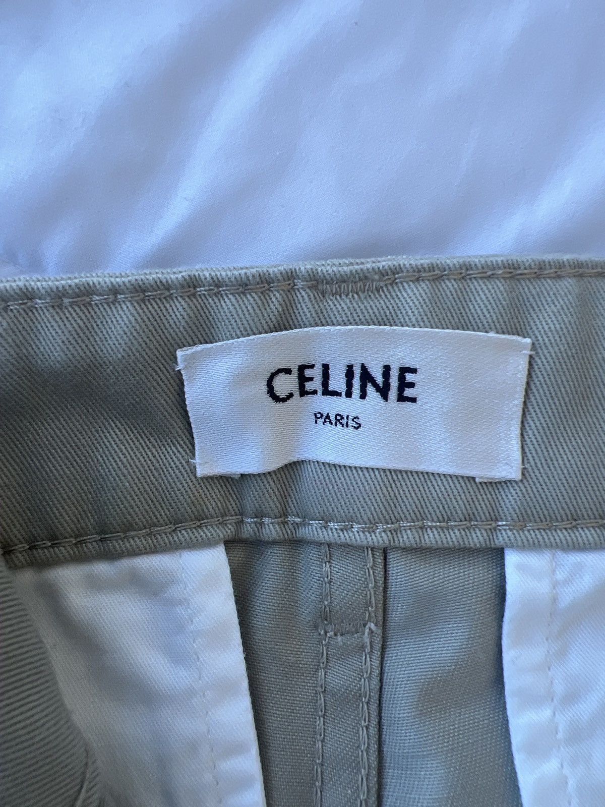 Celine STRAIGHT CHINOS IN COTTON TWILL Size US 29 - 3 Thumbnail