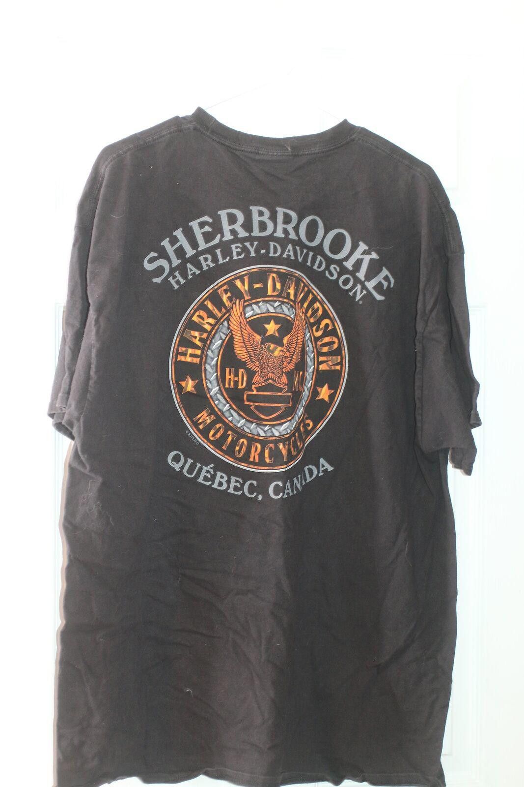 Other t-shirt motor Harley-Davidson cycles 2x-large 2016 Qc Canada Size US XXL / EU 58 / 5 - 8 Thumbnail
