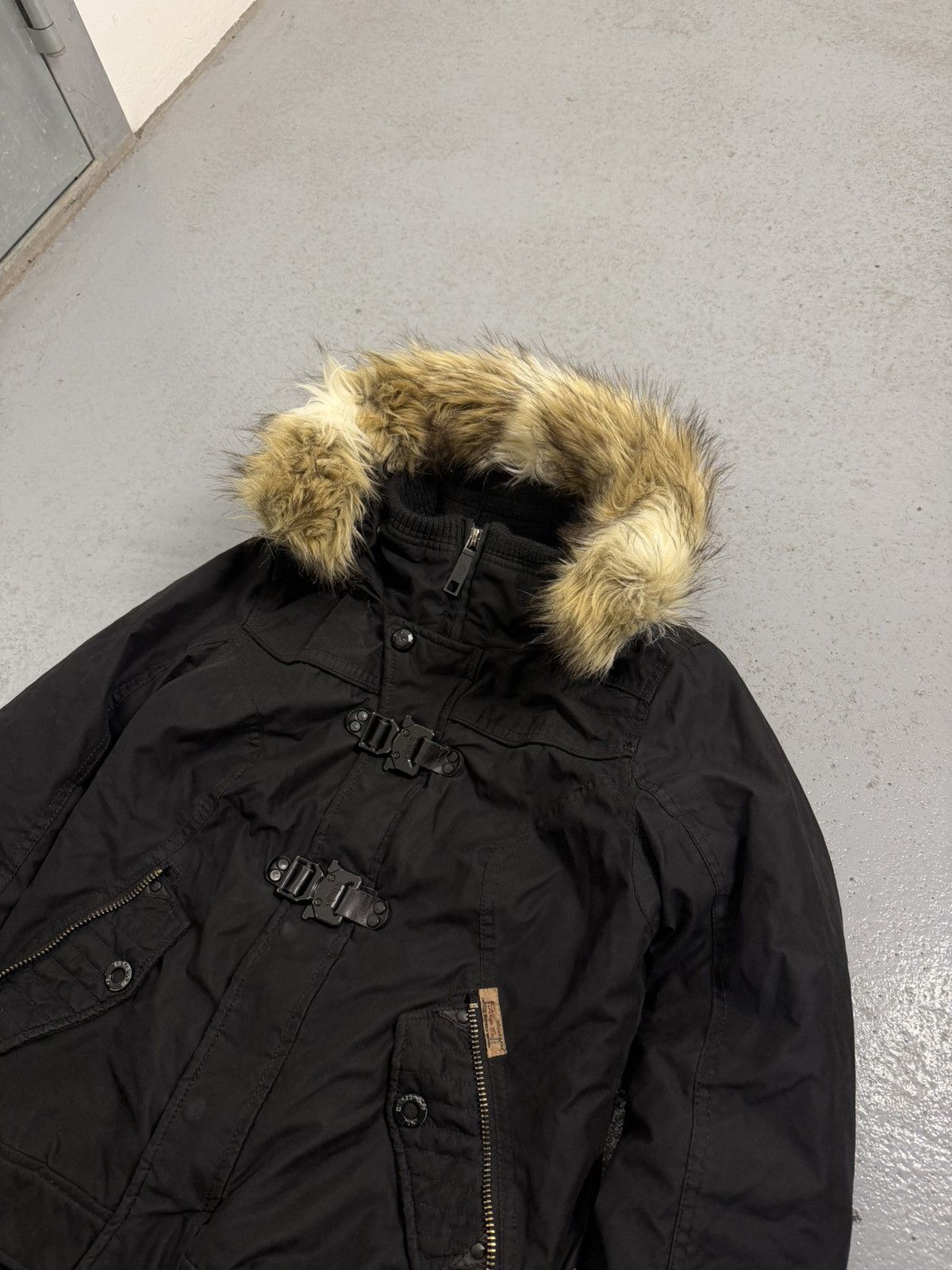 khujo Khujo Double Belted Fur Insulated Jacket Size M / US 6-8 / IT 42-44 - 4 Thumbnail