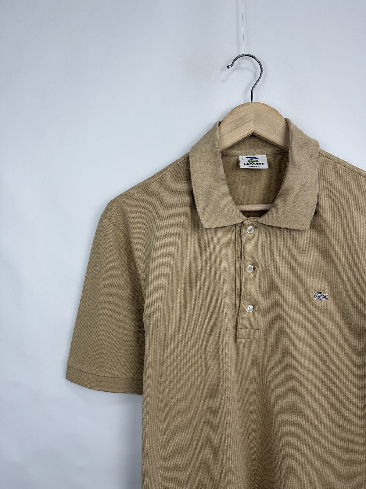 Lacoste 🇫🇷 Lacoste Limited Gray Crocodile Stretch Fit Polo T-Shirt Size US L / EU 52-54 / 3 - 3 Thumbnail