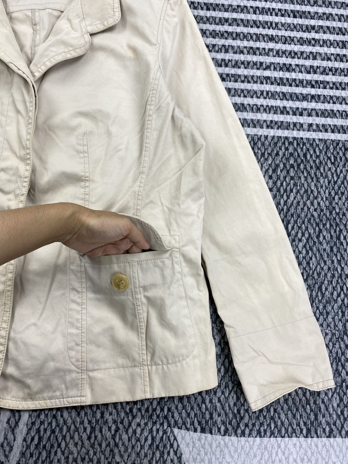 Burberry Vintage Burberry London Double Pocket Jacket Size M / US 6-8 / IT 42-44 - 7 Thumbnail