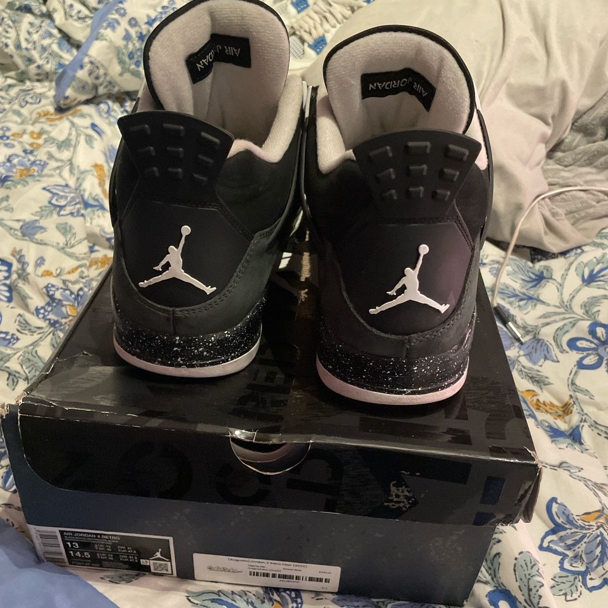 Jordan Brand Jordan 4 Retro Fear (2024) Size US 13 / EU 46 - 3 Thumbnail