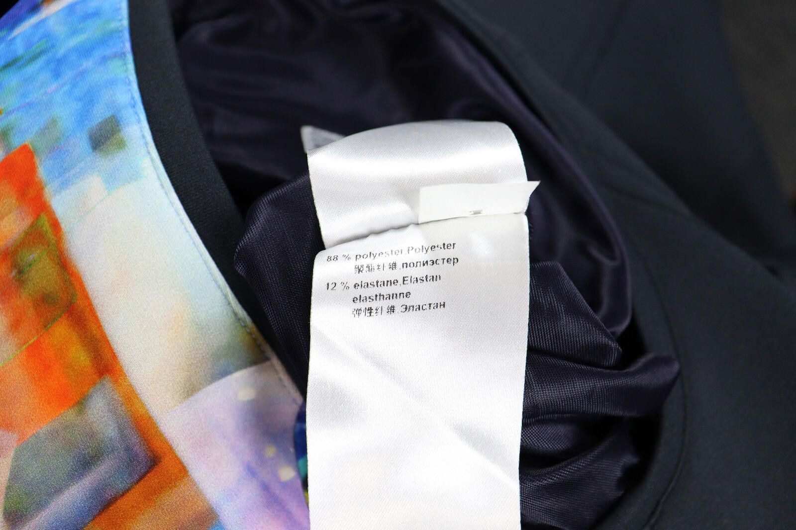 Designer Marc Cain Multicolour Geometric Cocktail Party Dress Size 3 Size M / US 6-8 / IT 42-44 - 12 Thumbnail