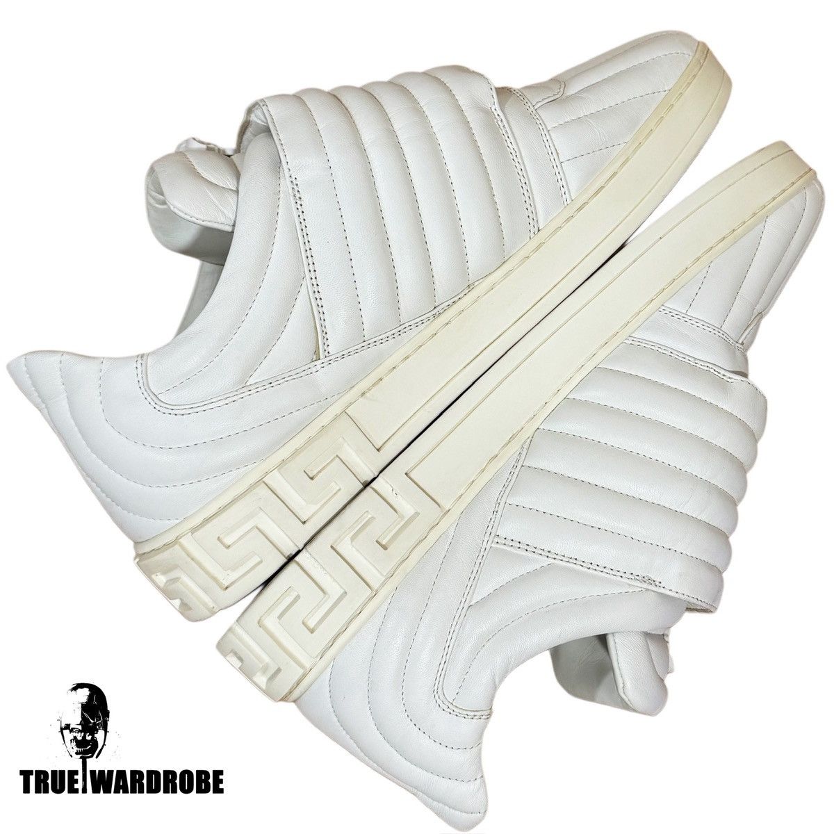 Versace 2016 Versace Velcro Strap Medusa White Low Top Sneakers Size US 10 / EU 43 - 5 Thumbnail