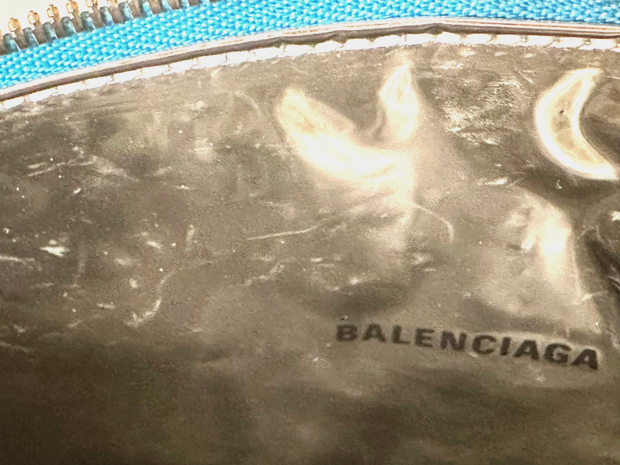Balenciaga Balenciaga chips bag clutch - blue salt and vinegar Size ONE SIZE - 3 Thumbnail