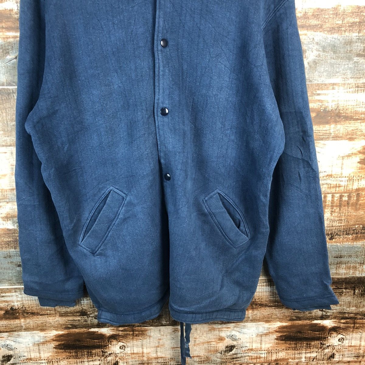 Indigo HR Market indigo sweater vintage hoodie #A1937 Size US L / EU 52-54 / 3 - 6 Thumbnail