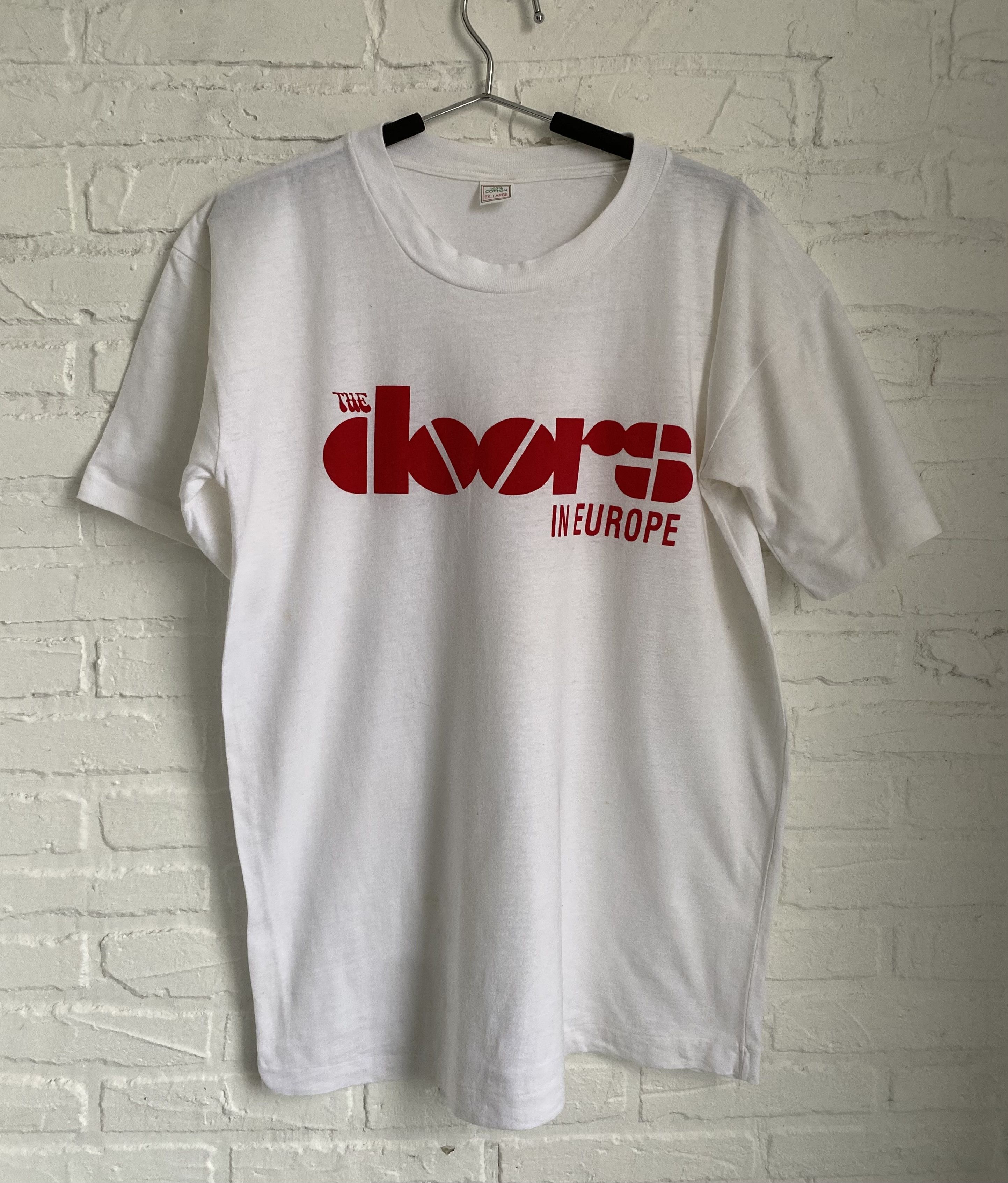 Band Tees × Vintage Vintage 90s The Doors in Europe t-shirt Size US L / EU 52-54 / 3 - 1 Thumbnail