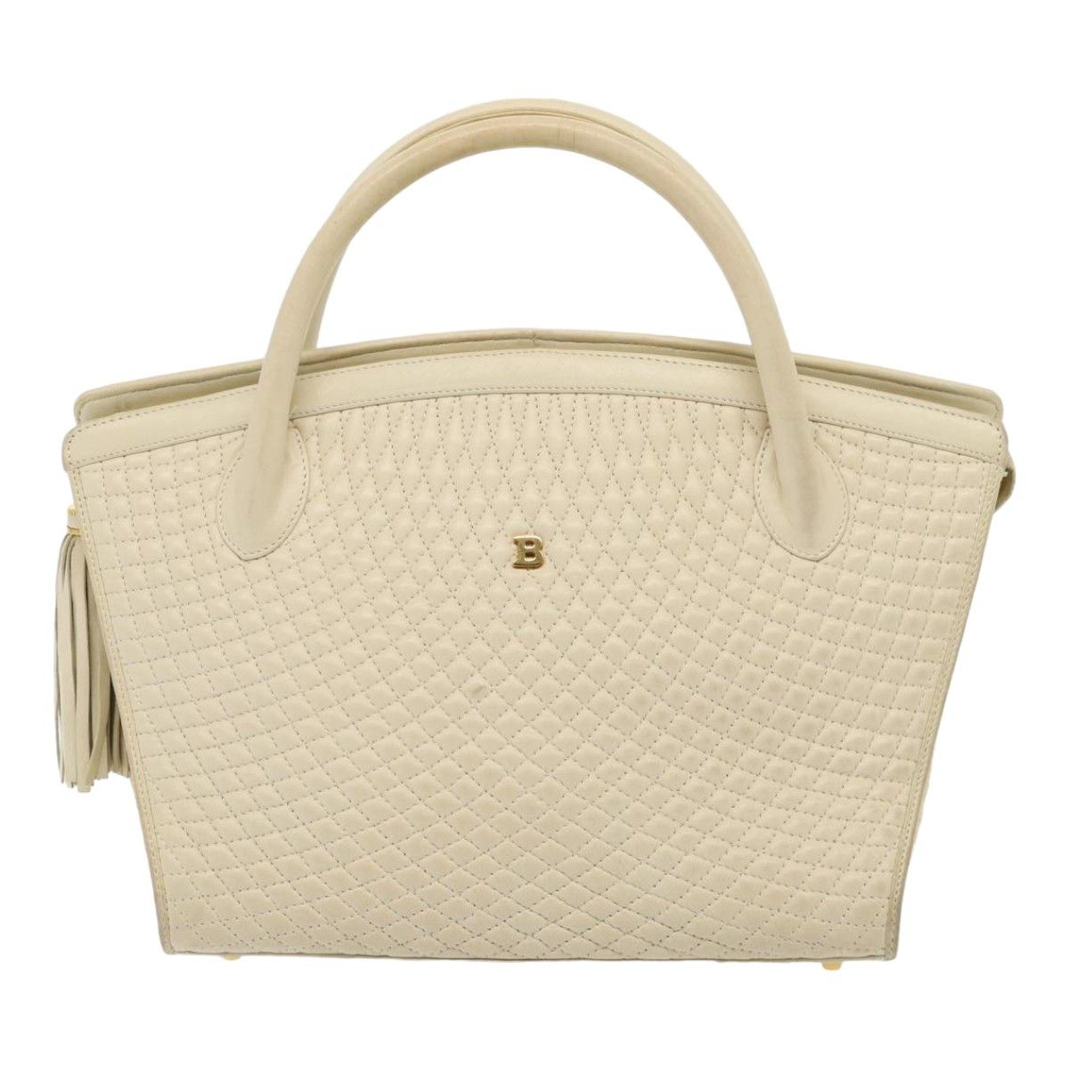 Bally Beige Leather Handbag (Pre-Owned) Size ONE SIZE - 1 Thumbnail