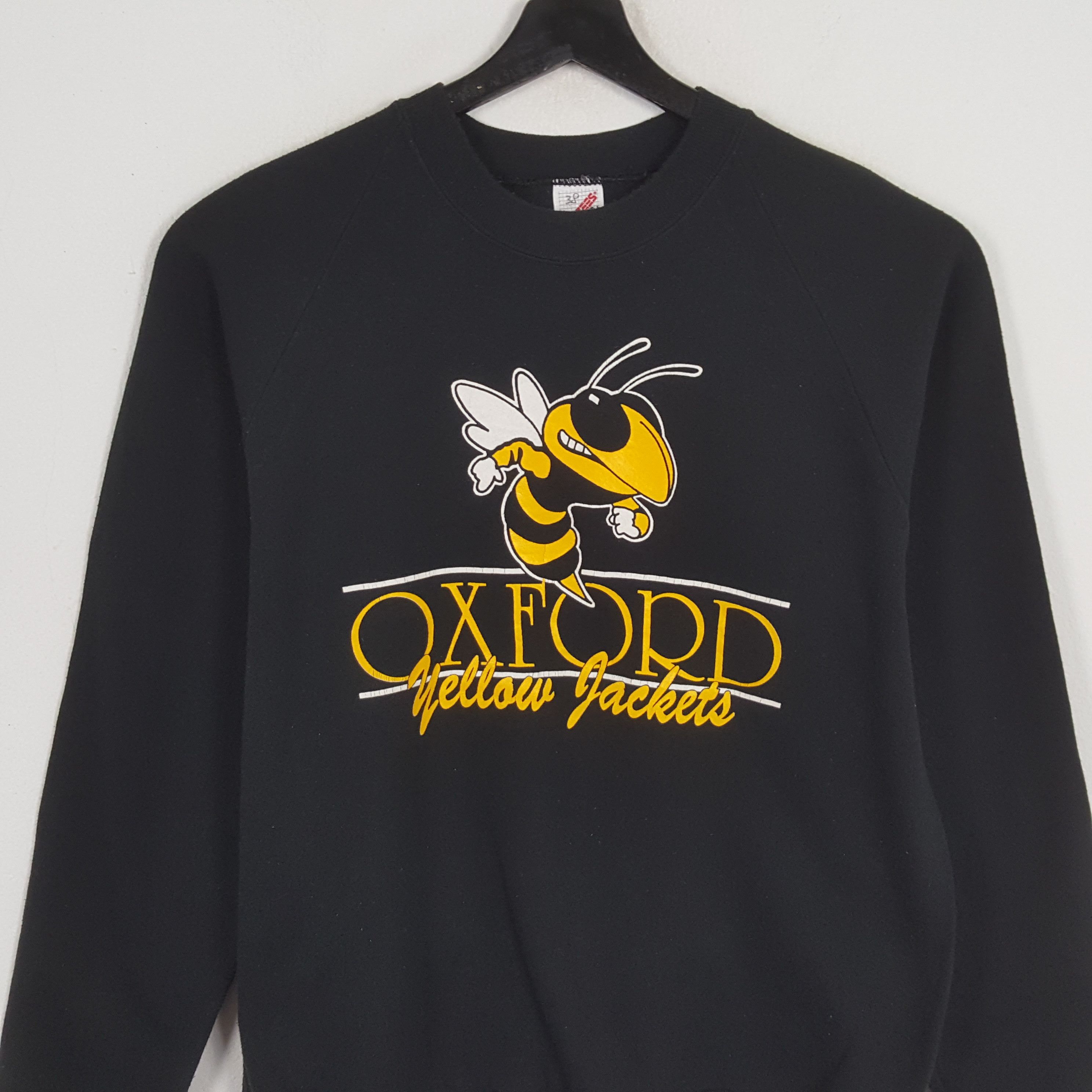 NFL × Vintage OXFORD YELLOW JACKETS Center Design Vintage Sweatshirt Size US M / EU 48-50 / 2 - 2 Thumbnail