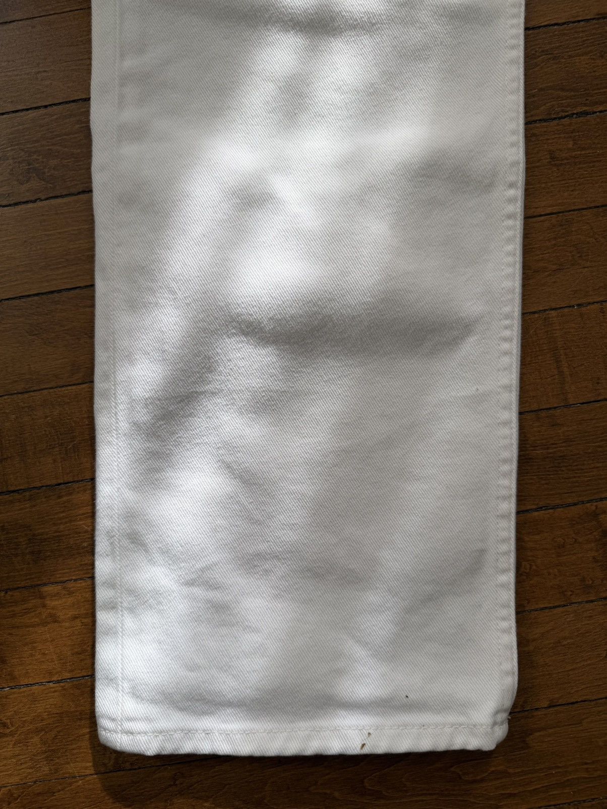 Maison Margiela AW23 Line 10 white denim jeans, size 34, made in Italy Size US 34 / EU 50 - 17 Thumbnail