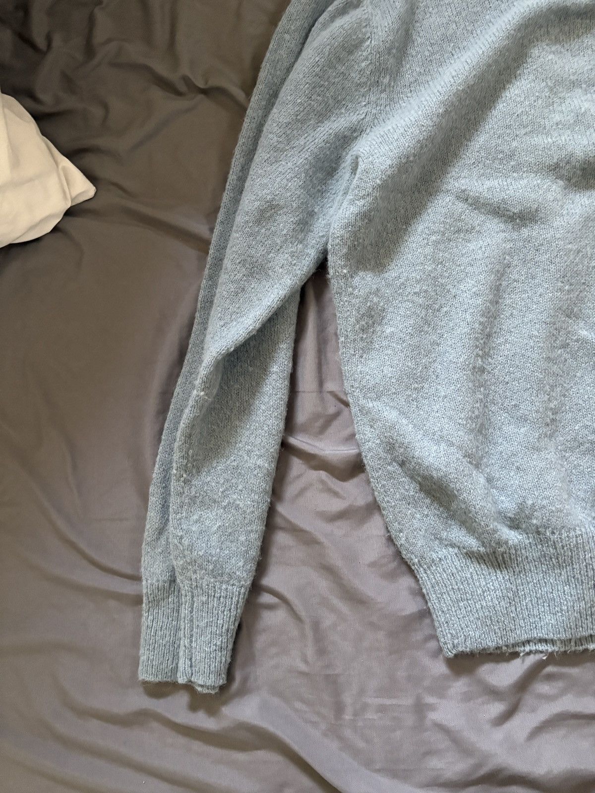 A.P.C. Light Blue APC Sweater Size US XXL / EU 58 / 5 - 4 Thumbnail
