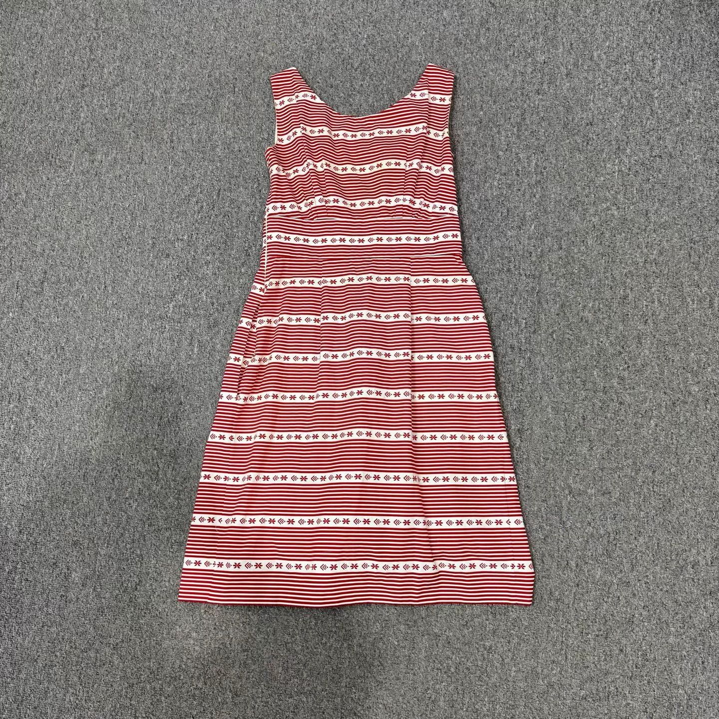 Miu Miu Miu Miu White Red Stripe Skirt 38 99 New Size S / US 4 / IT 40 - 2 Thumbnail