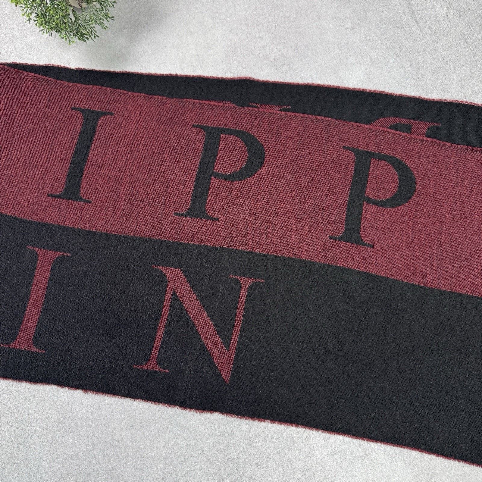 Philipp Plein Philipp Plein Men Scarf Big Logo Size ONE SIZE - 12 Thumbnail