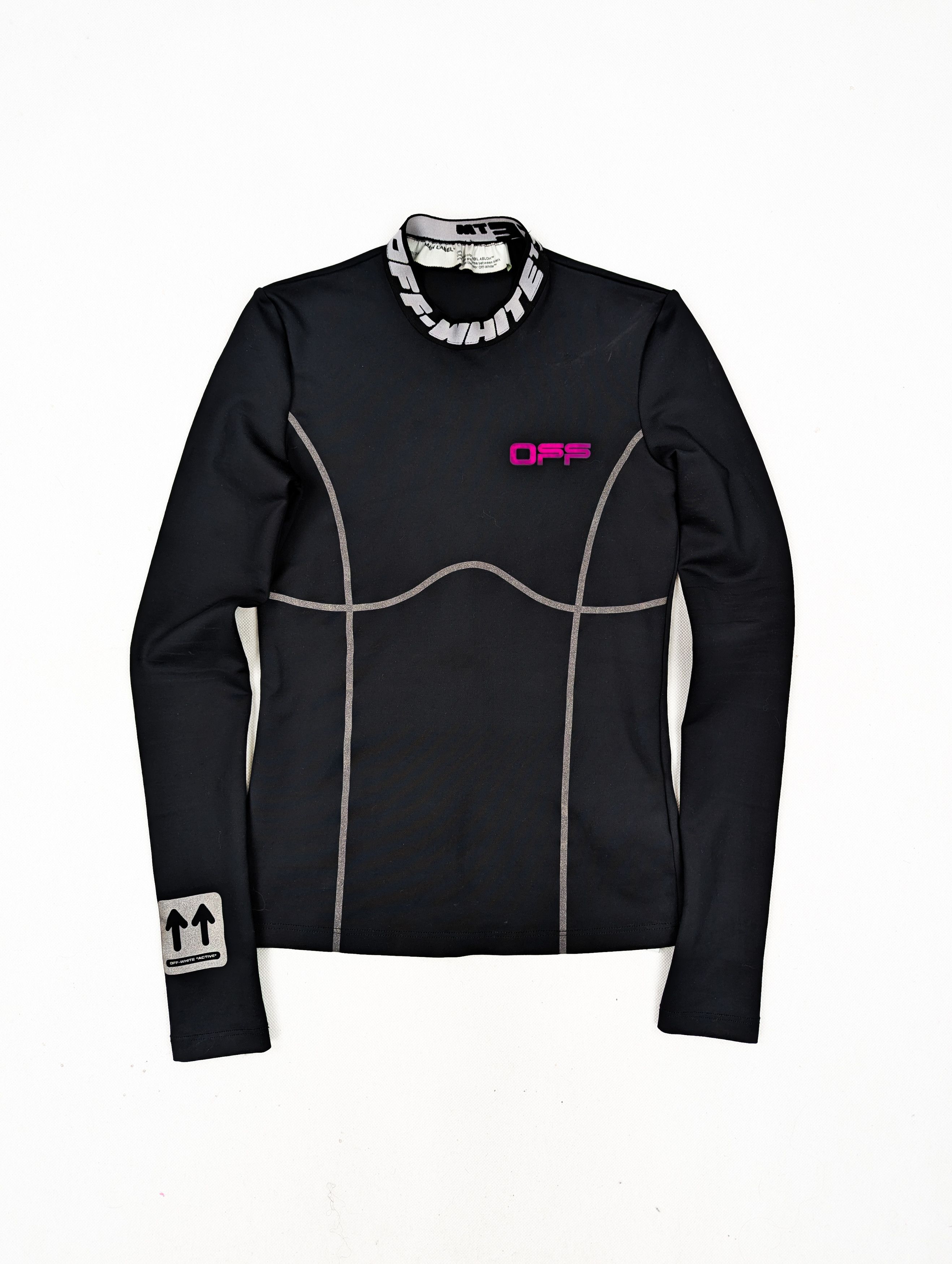 Off-White Off-white active sweatshirt S black Size S / US 4 / IT 40 - 1 Thumbnail