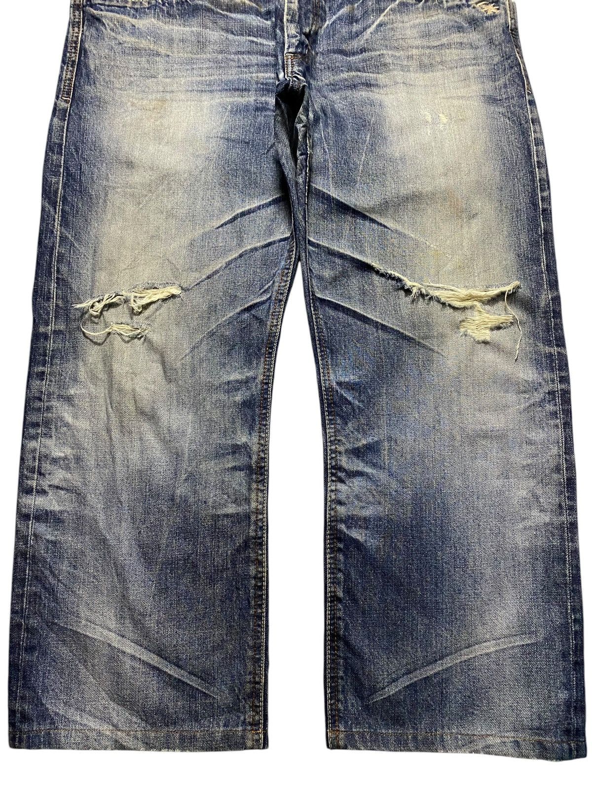 Gotcha Vintage Gotcha Remember your Roots Embroidered Baggy Jeans Size US 35 - 5 Thumbnail