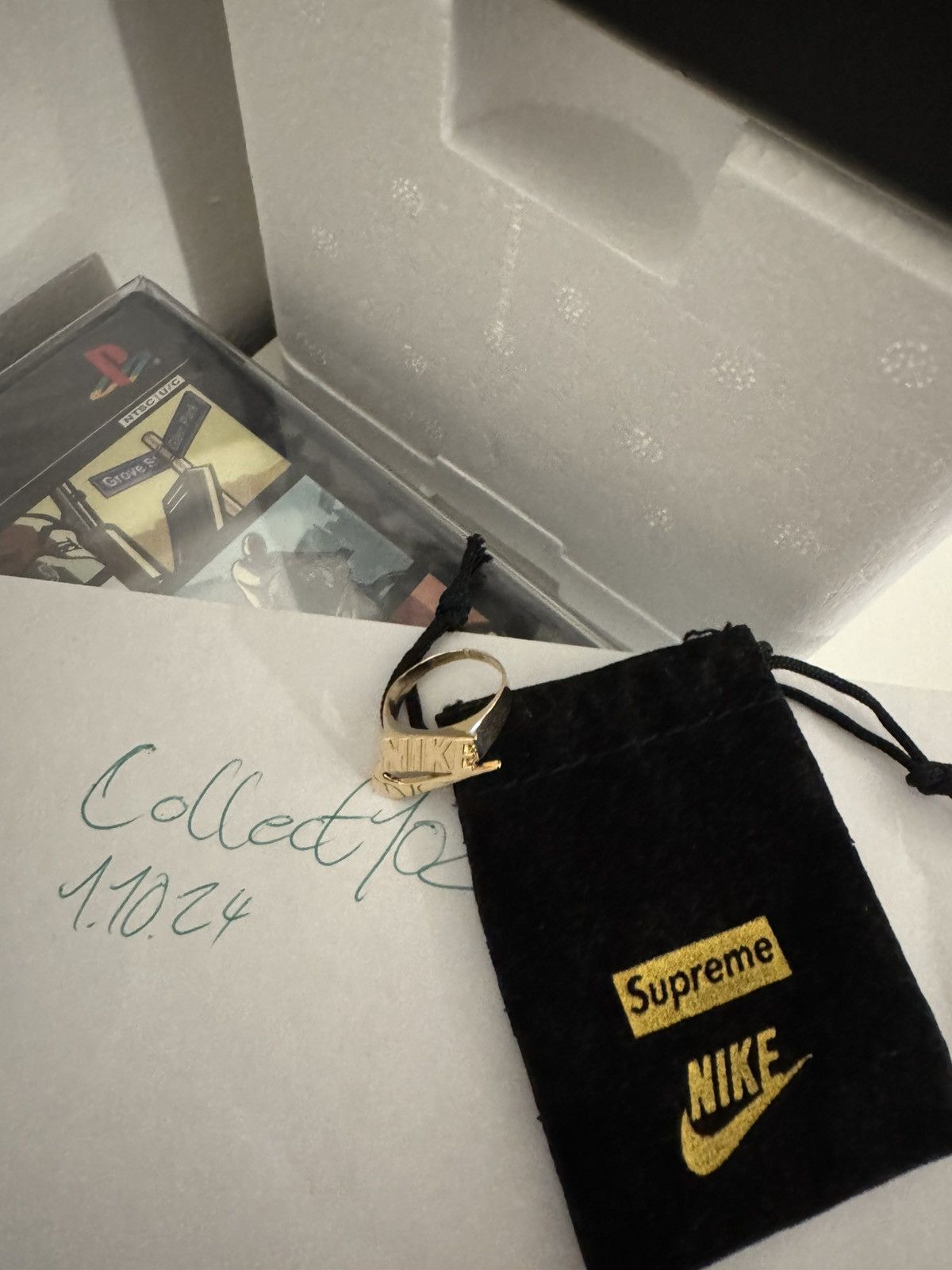 Nike × Supreme 14K Gold NIKE x Supreme Ring Size ONE SIZE - 5 Thumbnail