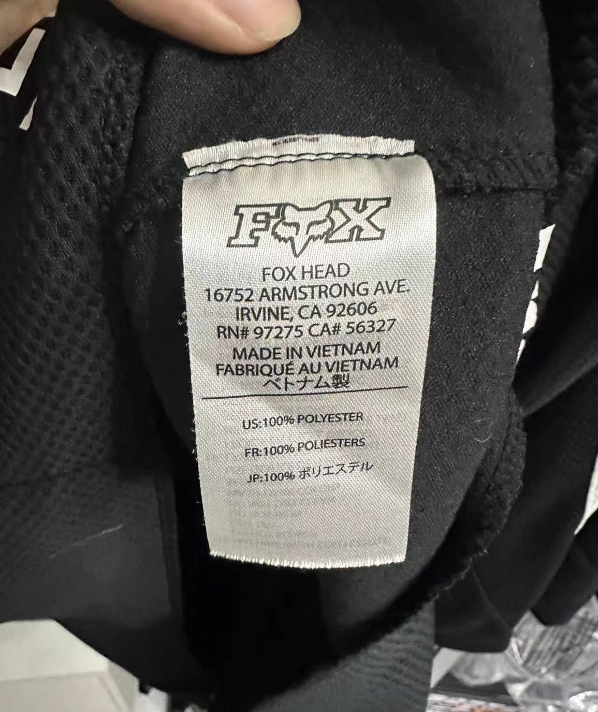 Fox Racing × Supreme Supreme Fox racing moto Jersey top black Size US M / EU 48-50 / 2 - 4 Thumbnail