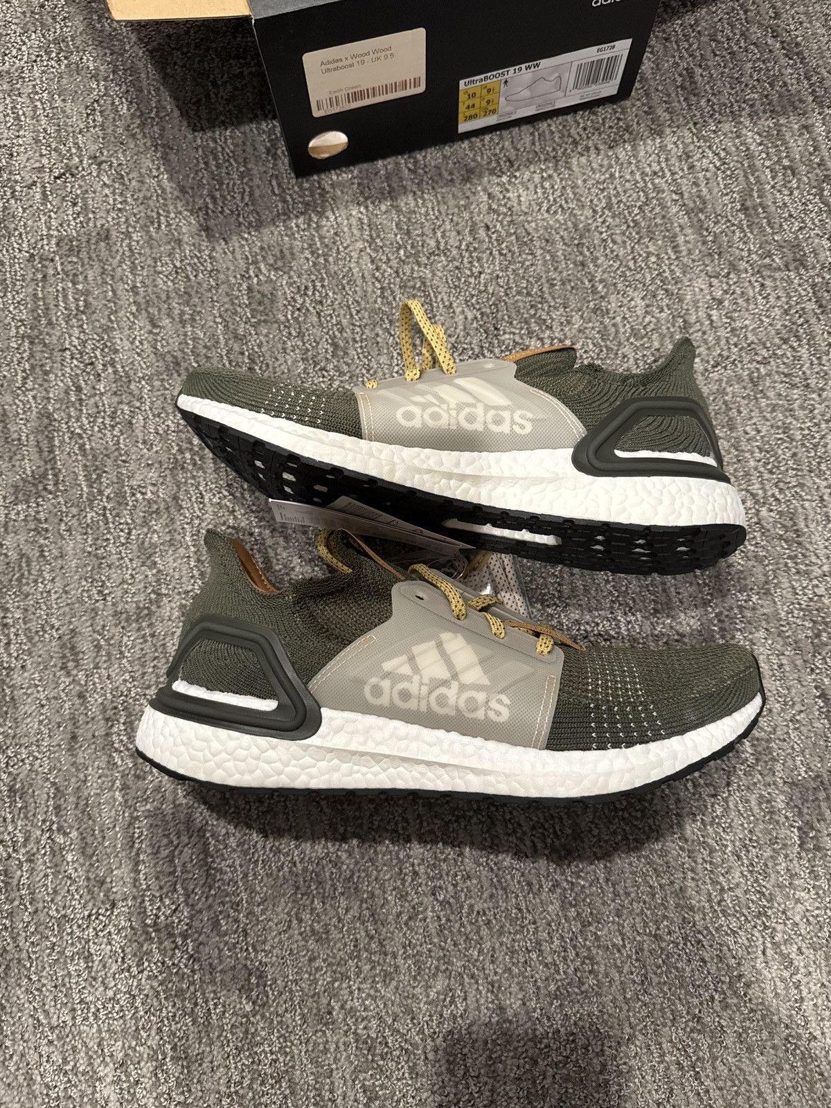 Adidas × Wood Wood Adidas Ultraboost 19 Wood Wood Size US 10 / EU 43 - 2 Thumbnail