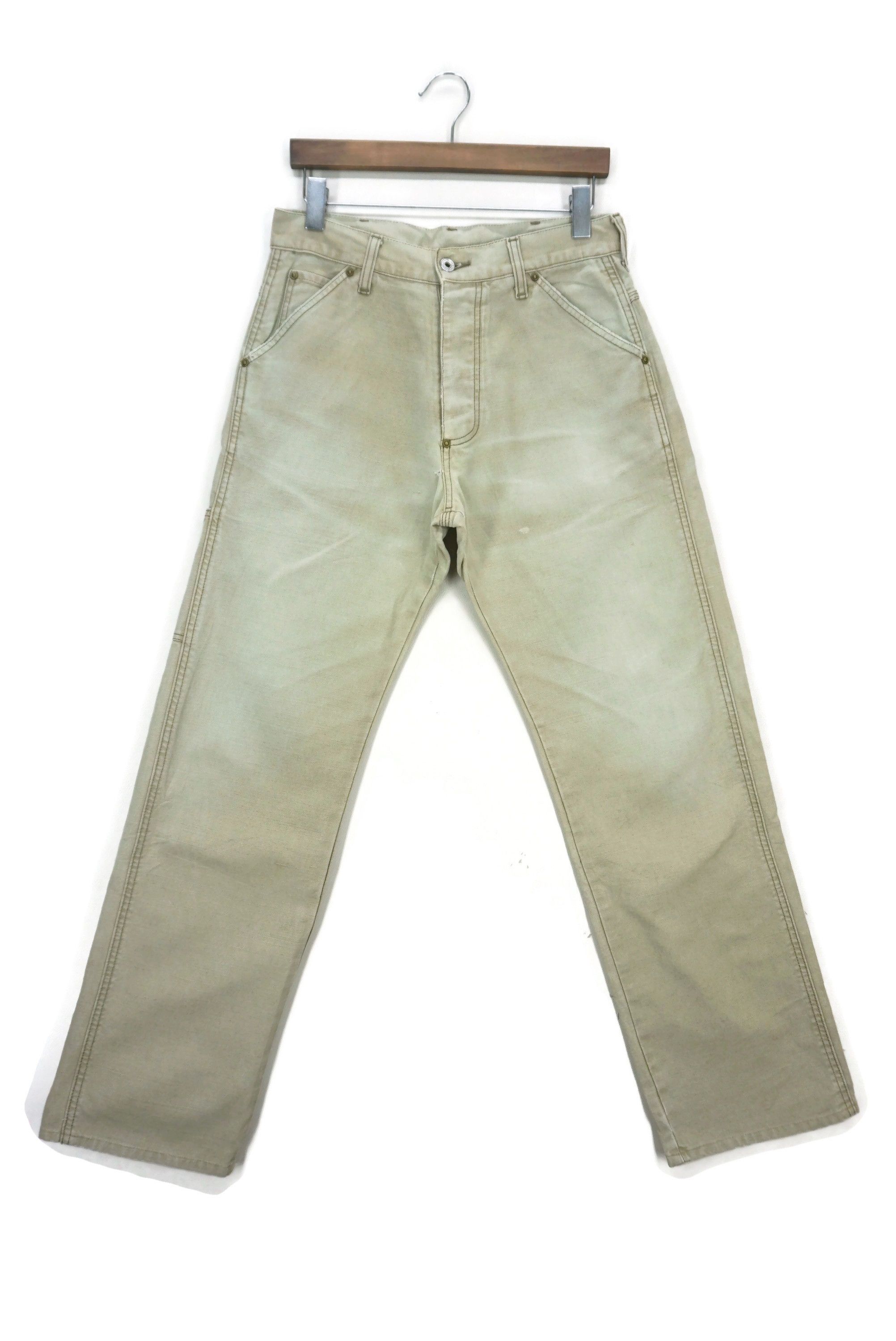 Vintage G-Star Jeans W30xL34 Linen Blend Union Workwear Carpenter Size US 29 - 2 Thumbnail
