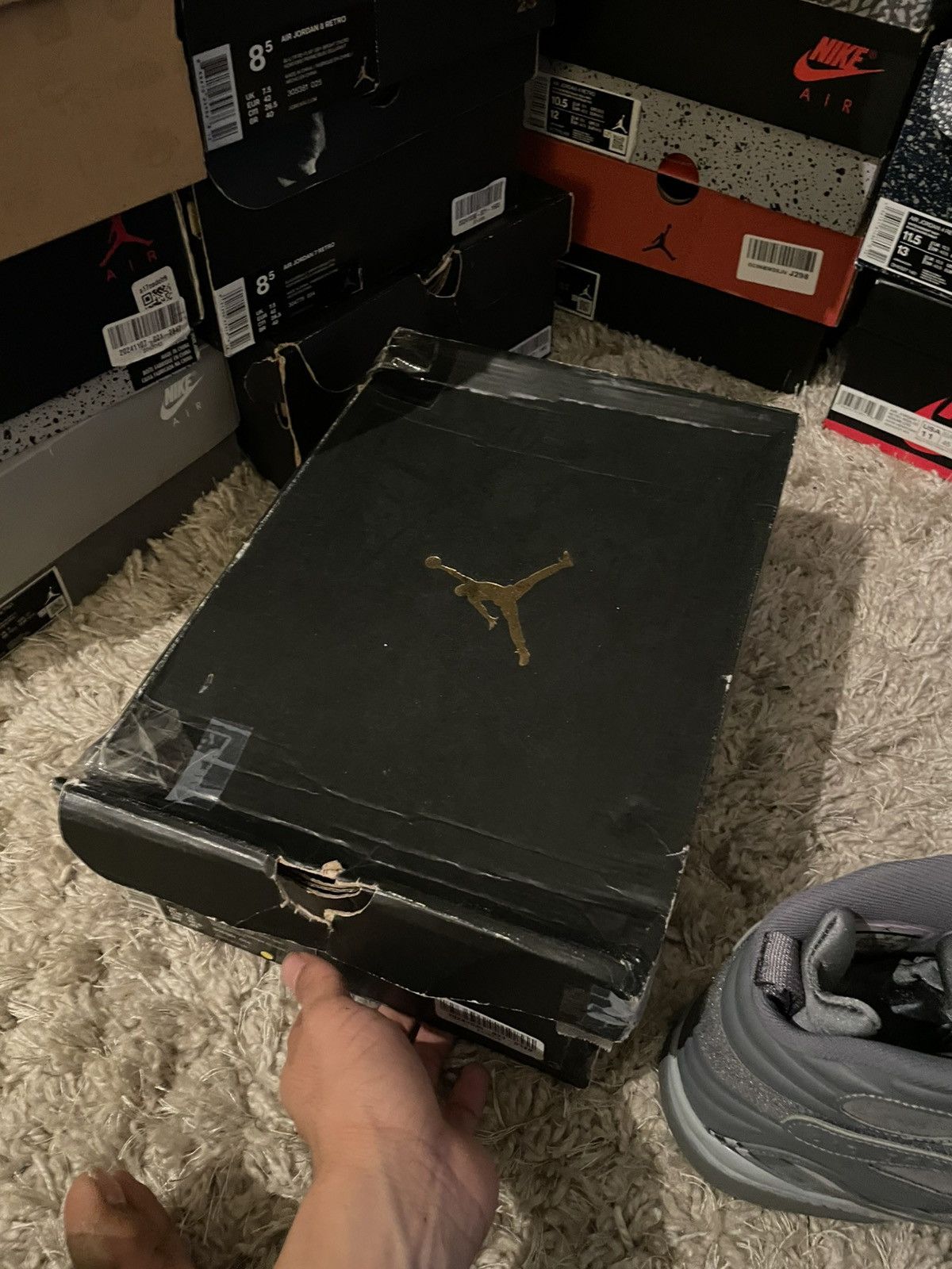 Jordan Brand Jordan 8 Cool Grey Size US 8.5 / EU 41-42 - 11 Thumbnail