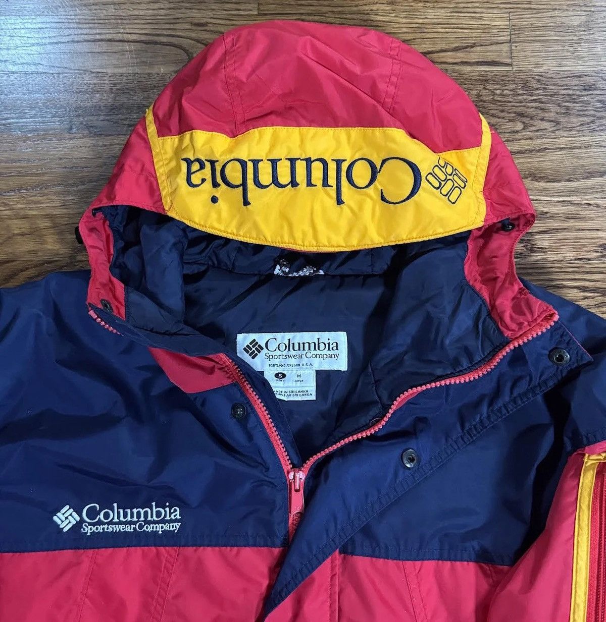Columbia Vintage Columbia Sport Pullover Navy / Red / Yellow Jacket Size US S / EU 44-46 / 1 - 2 Thumbnail