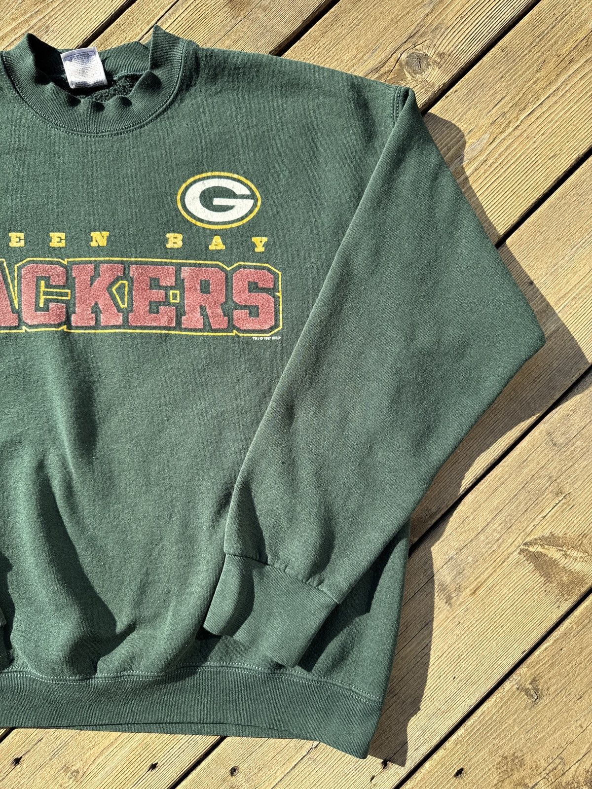 Vintage Vintage 90s Green Bay Packers Crewneck Sweatshirt Size XL Size US XL / EU 56 / 4 - 3 Thumbnail