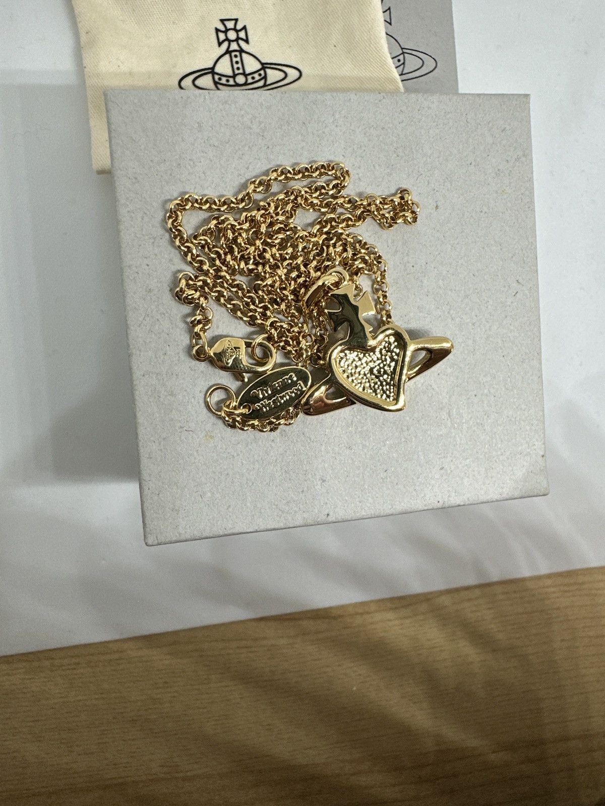 Vivienne Westwood Vivienne Westwood Reverse Heart Pendant Size ONE SIZE - 5 Thumbnail