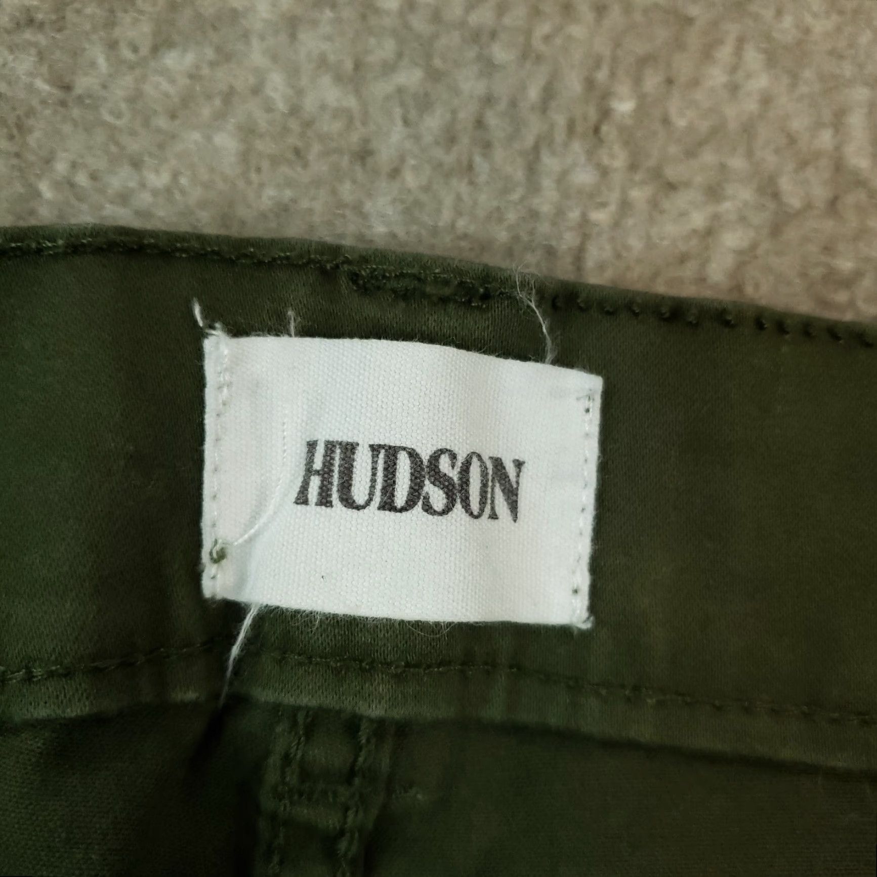 Hudson Hudson Jeans Womens Straight Leg Stretch Size 18 Green Cotton Spandex Mid Rise Slim Fit Size 28" / US 6 / IT 42 - 7 Thumbnail