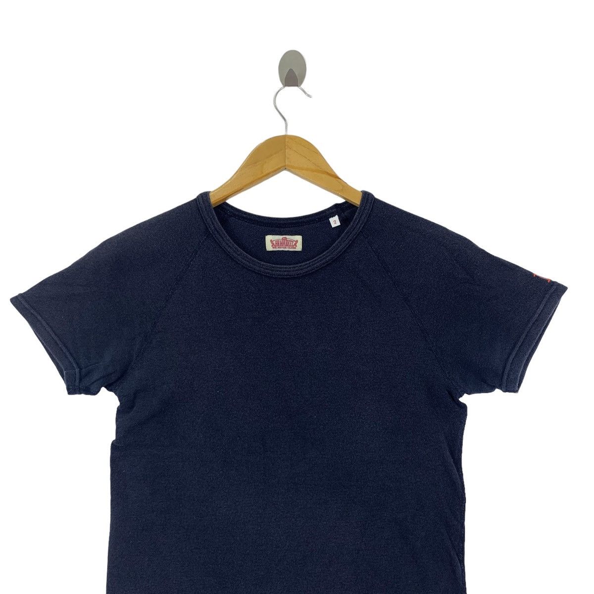 Vintage Vintage HR MARKET JAPAN Pure Natural Indigo Tee Shirt Top Size XS / US 0-2 / IT 36-38 - 2 Thumbnail