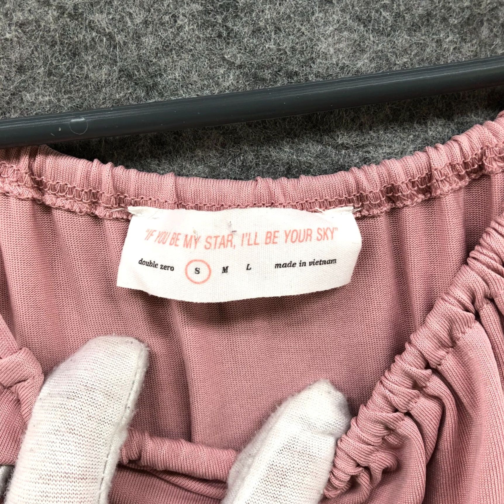 Vintage If You Be My Star I'll Be Your Sky Pink Modal Blend High Neck Cami Dress S Women's Casual Sleeveless Knit Short Dress Size S / US 4 / IT 40 - 7 Thumbnail