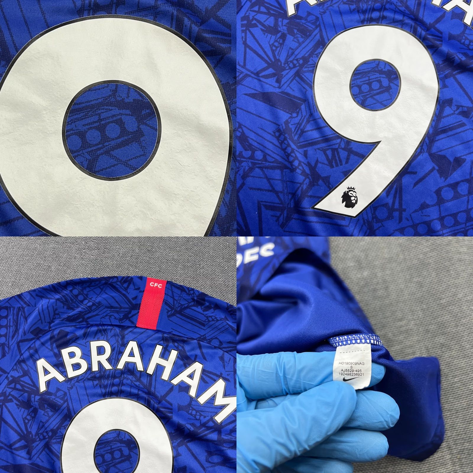 Nike Nike Chelsea 2019-2020 Mens Home Jersey Short Sleeve Blue #9 Timmy Abraham Adult S Medical? Size US S / EU 44-46 / 1 - 8 Thumbnail