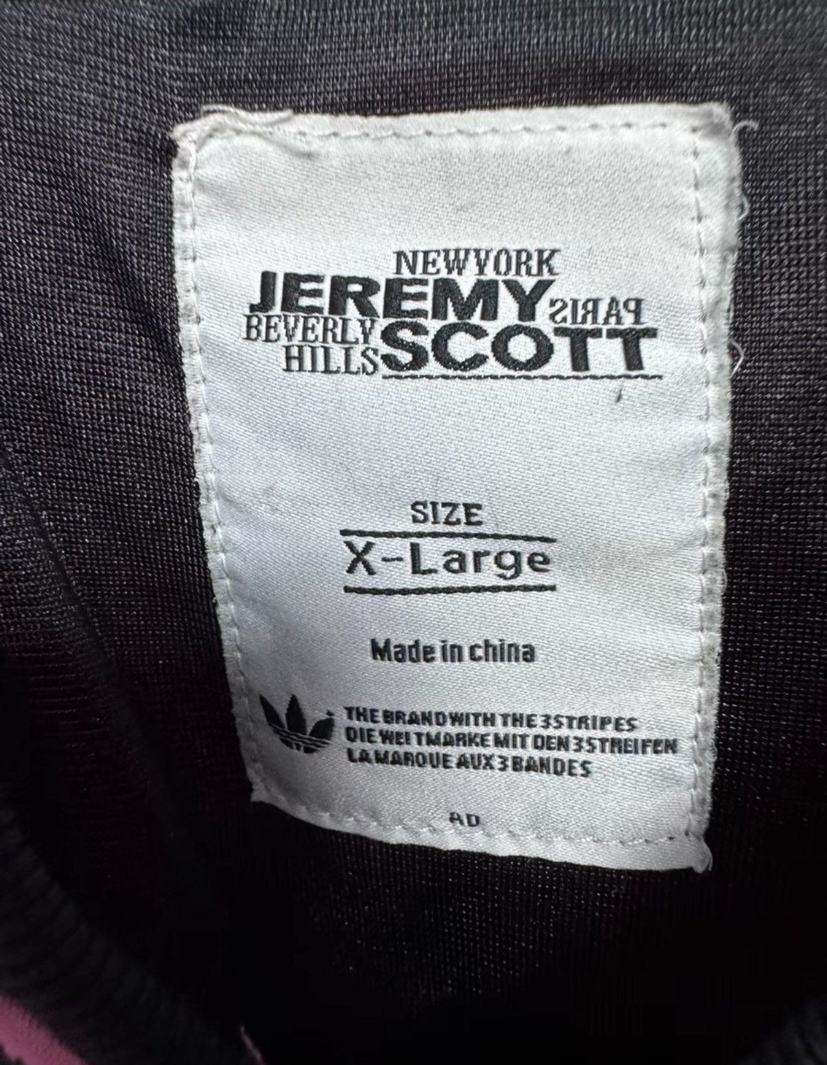Adidas Adidas x Jeremy Scott Collaboration Pink Guitar Jacket K37 Size US XL / EU 56 / 4 - 6 Thumbnail