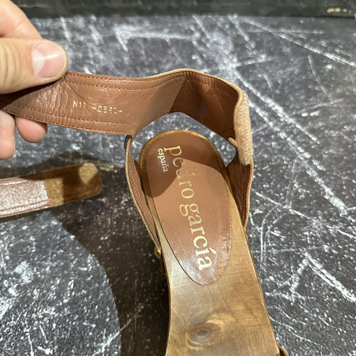 Pedro Garcia Pedro Garcia Wedge Women’s Leather Sandals Heels Size 40 Size US 10 / IT 40 - 13 Thumbnail