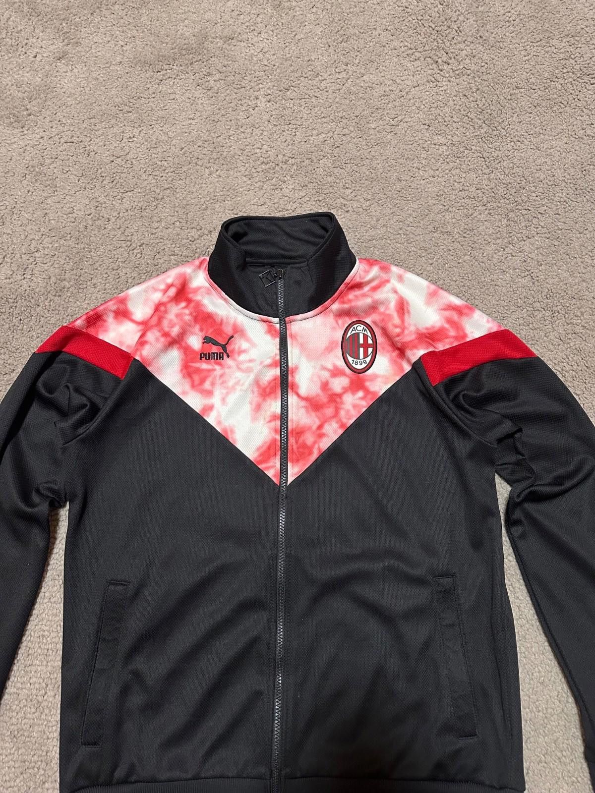 Puma Puma Ac Milan 2021/22 Football Soccer Track Jacket Sz M Size US M / EU 48-50 / 2 - 4 Thumbnail