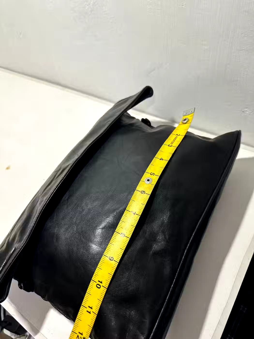 Issey Miyake Rare!!! Issey Miyake Design Studio Leather Clutch bag Size ONE SIZE - 10 Thumbnail