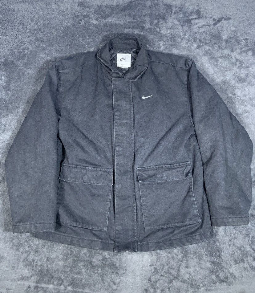 Nike Vintage Nike Heavy Black Men’s Size Medium Jacket Button/Zip Size US M / EU 48-50 / 2 - 1 Thumbnail