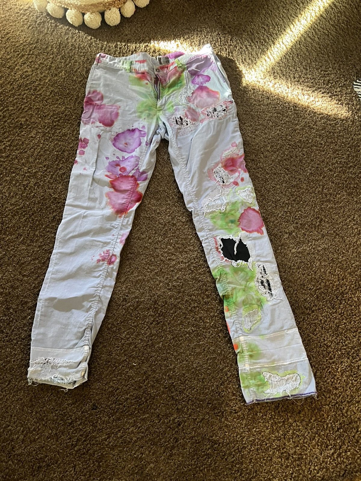 Other Custom dyed and boro distressed pants Size US 38 / EU 54 - 1 Thumbnail