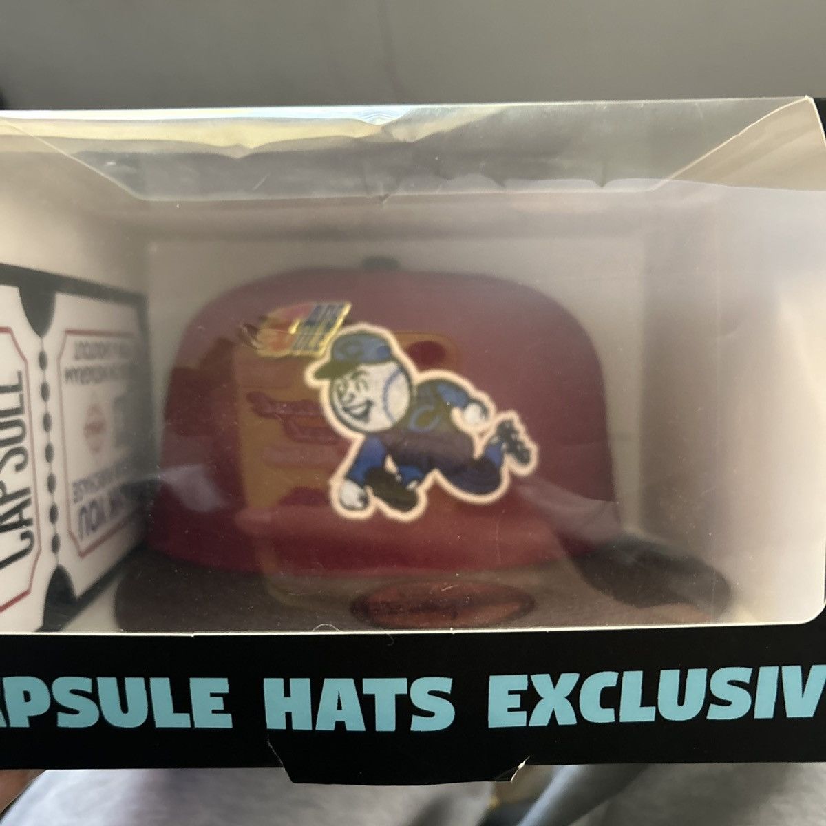 Capsule × New Era Cincinnati Reds Capsule Nitro 3.0 1970-2002 Patch Fitted Hat Size 7 Size ONE SIZE - 1 Thumbnail