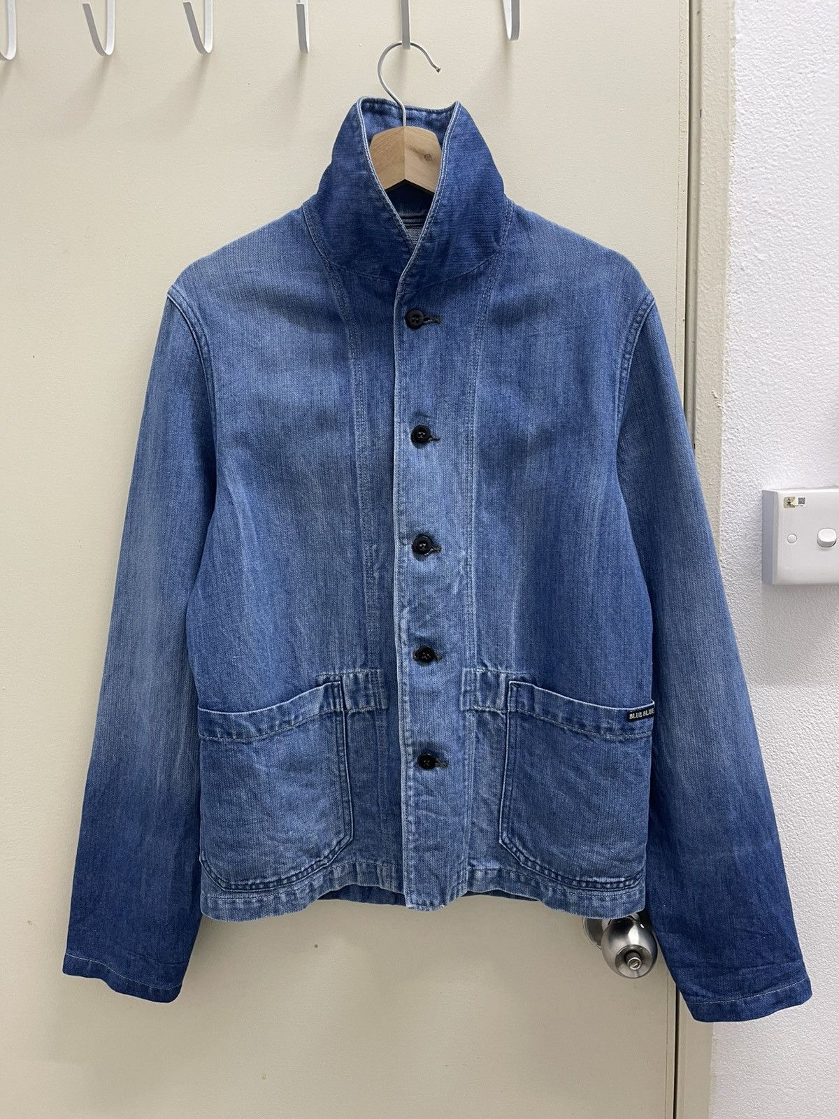 Blue Blue Japan Vintage Blue Blue Faded Denim Jacket Size US S / EU 44-46 / 1 - 11 Thumbnail