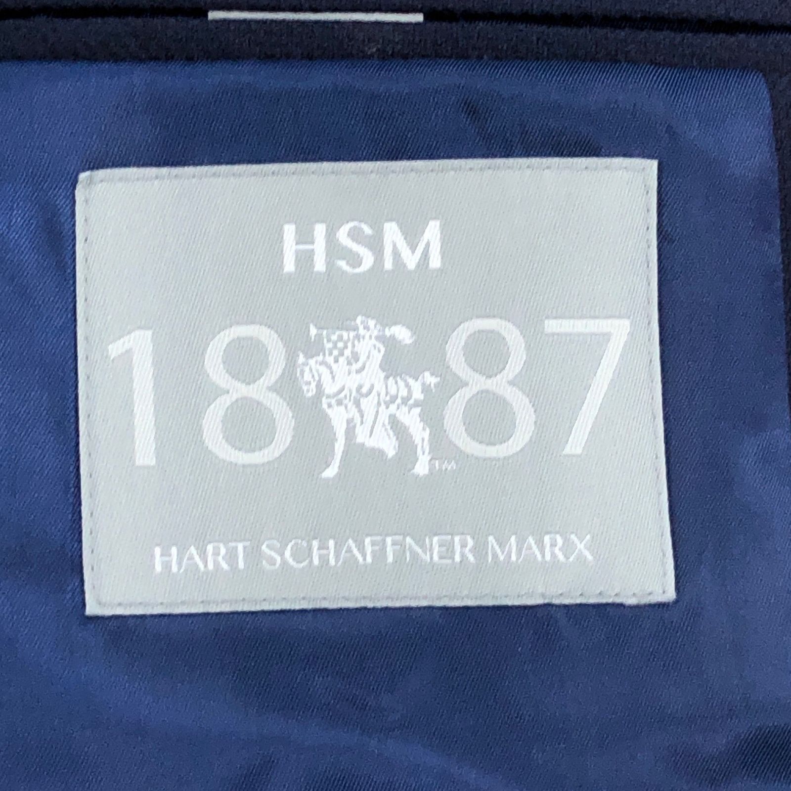 Hart Schaffner Marx Hart Schaffner Marx HSM Size 42L Blazer Navy Metal Buttons Size 42L - 16 Thumbnail