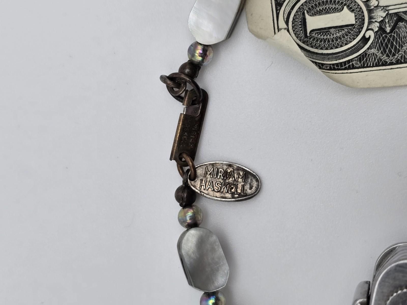 Other Vintage Miriam Haskell Butterfly Necklace – Carved MOP Size ONE SIZE - 8 Thumbnail
