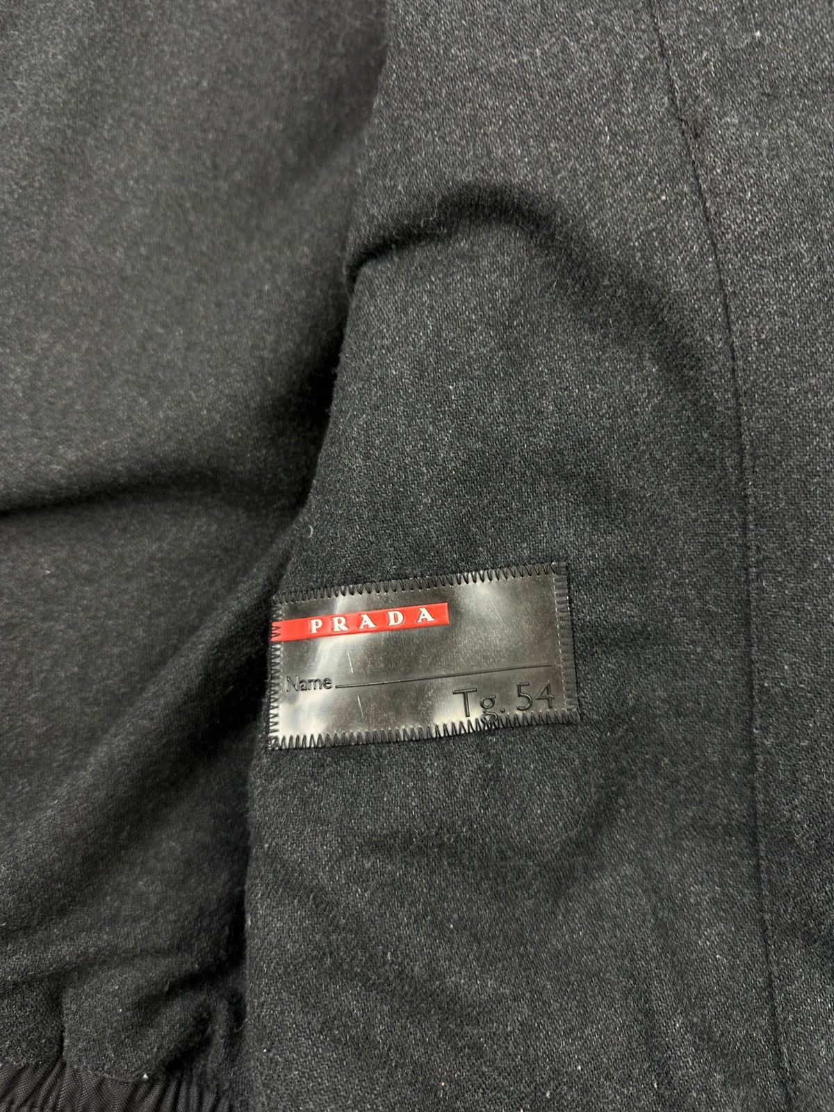Prada Prada Sport FW2007 Black Faded Bomber Aviator Jacket Size US XL / EU 56 / 4 - 15 Thumbnail