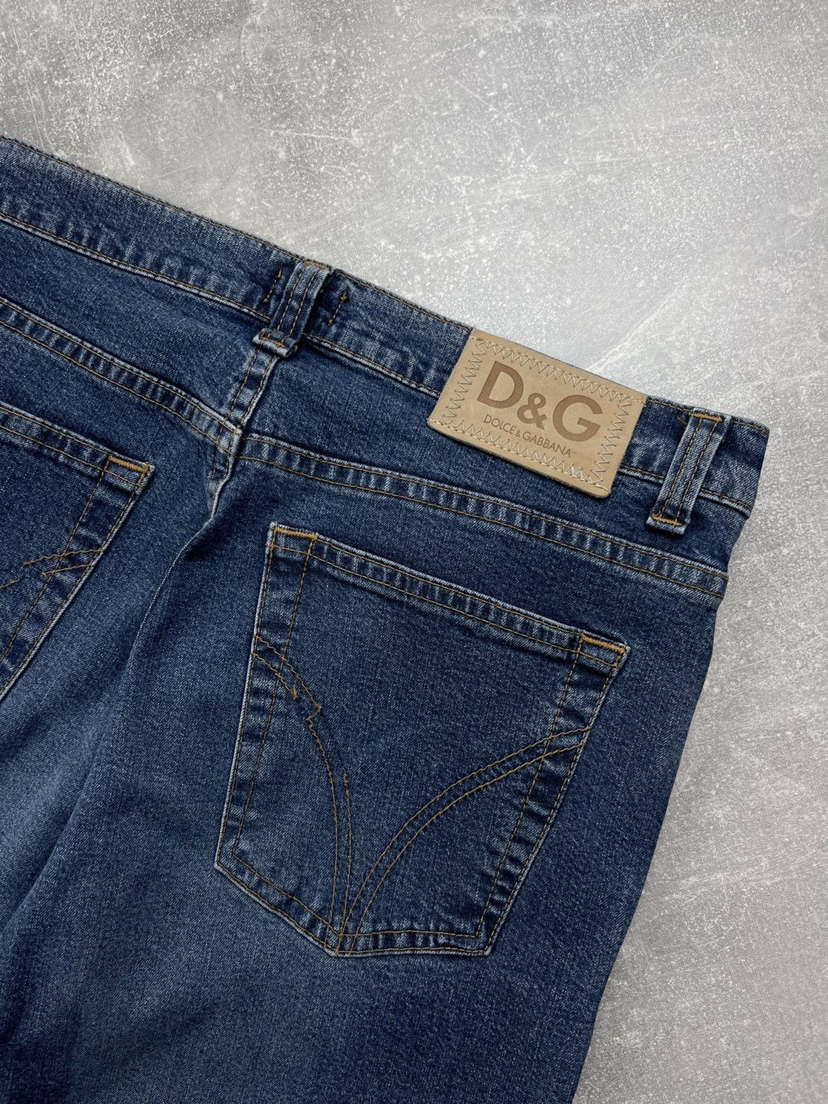 Dolce & Gabbana Vintage Y2K D&G Dolce & Gabbana Denim Jeans Straight Fit Size 32" / US 10 / IT 46 - 5 Thumbnail